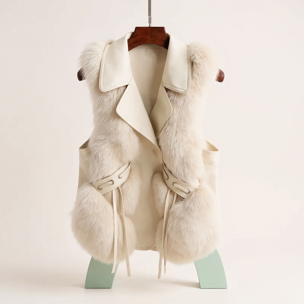 Marzelle Fox Fur Imitation Vest – MONVELOR
