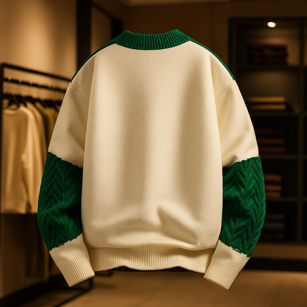 GableCraft Patchwork Sweater
