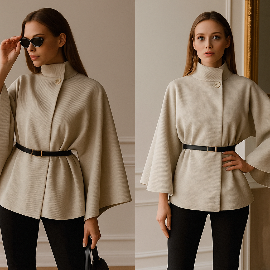 Morbida di Lana Poncho
