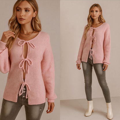 Bowelle Solid Loose Cardigan