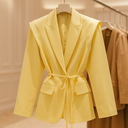Torvani Solid Blazer