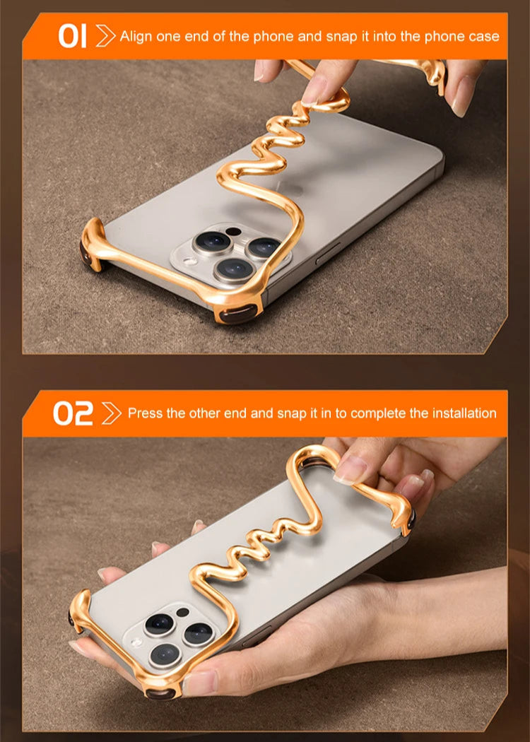 Vento Metallico IPhone Case