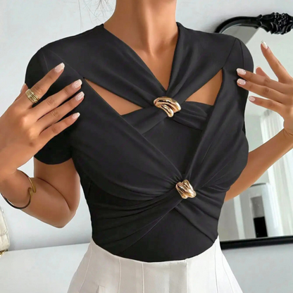 Luxe Gold Blouse