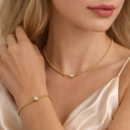 Mirabella Bracelet and Necklace Set