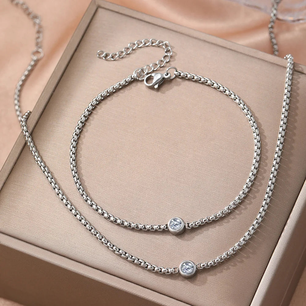 Mirabella Bracelet and Necklace Set