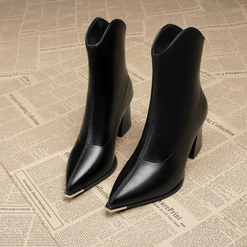 Diora Leather Boots