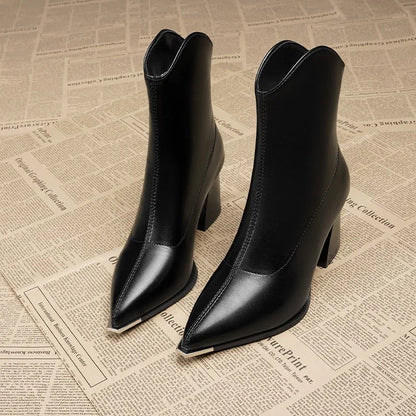 Diora Leather Boots