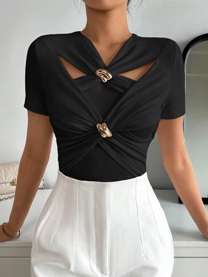 Luxe Gold Blouse