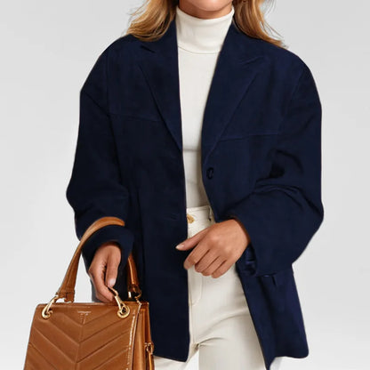Marrone Suede Blazer