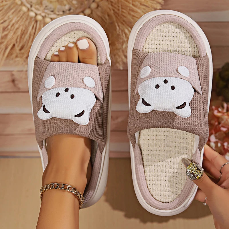 Cute Bear Home Slippers