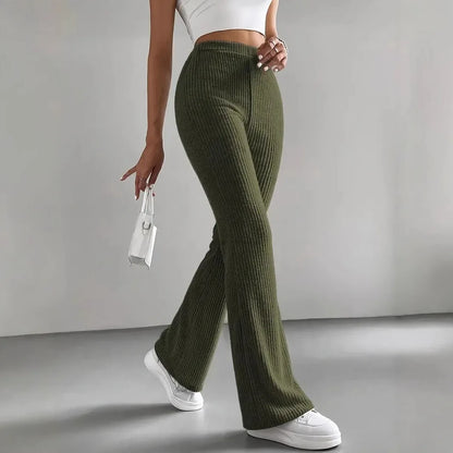 Nebbia Vivo Solid Flare Pants