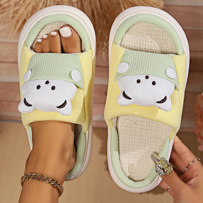 Cute Bear Home Slippers
