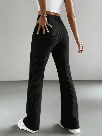 Nebbia Vivo Solid Flare Pants
