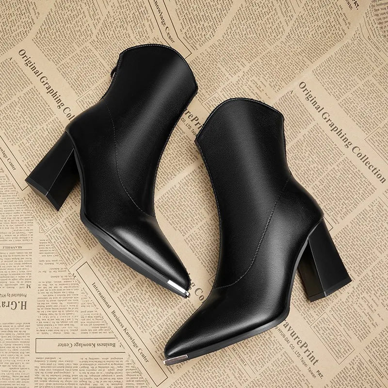 Diora Leather Boots