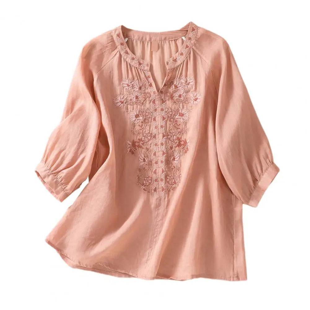 Fiorita Linen Blouse