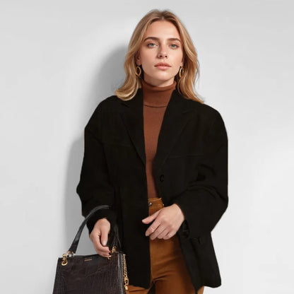 Marrone Suede Blazer