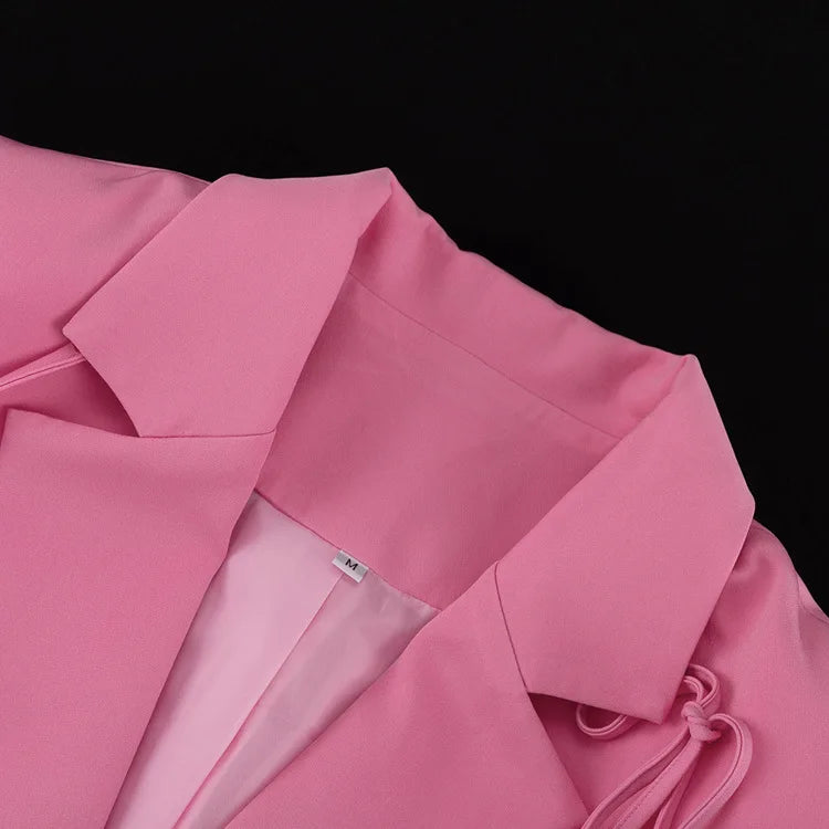 Rosa Intrecciata Blazer