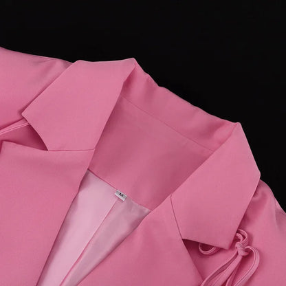 Rosa Intrecciata Blazer