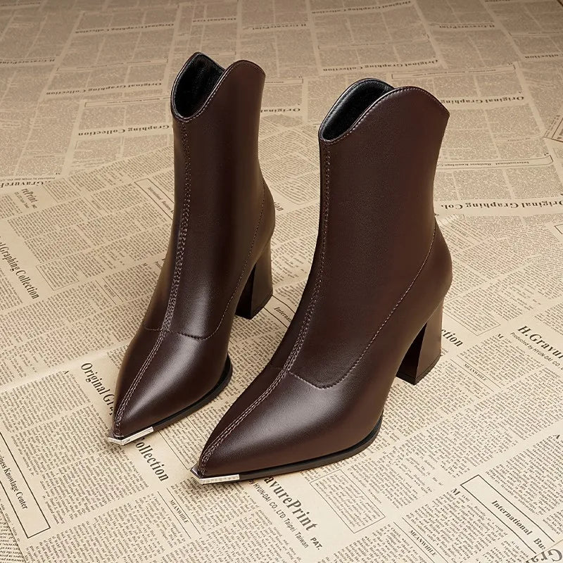 Diora Leather Boots