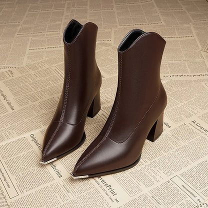 Diora Leather Boots