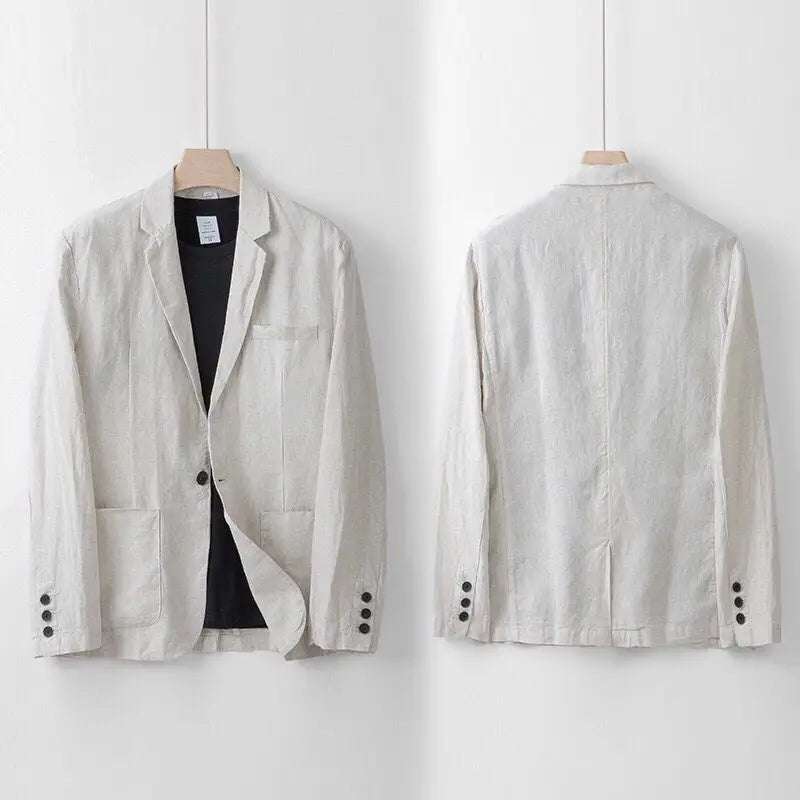 Caldo Cotton Two-piece Blazer Set