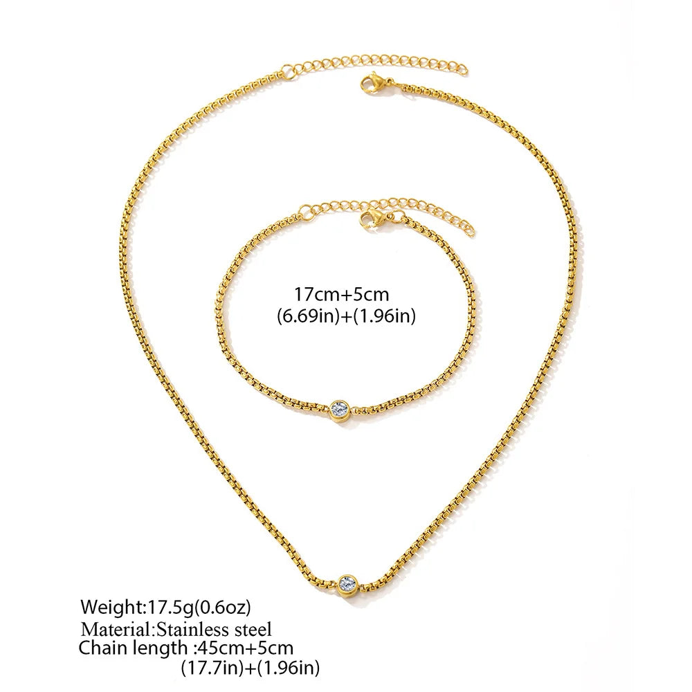 Mirabella Bracelet and Necklace Set