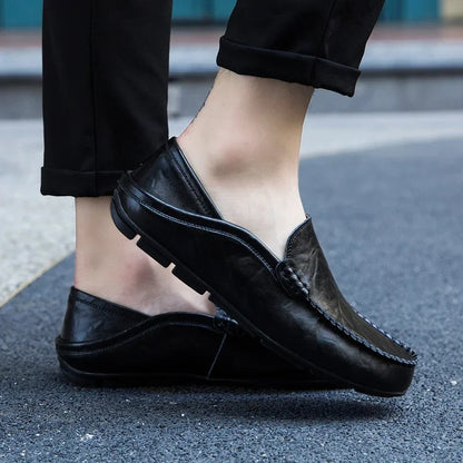 Marlon Leather Moccasins