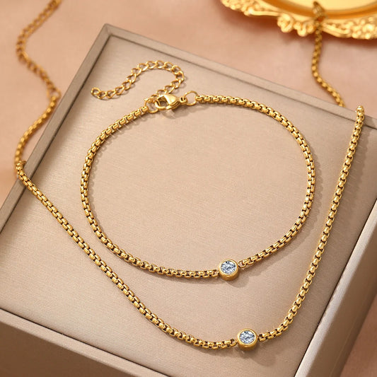 Mirabella Bracelet and Necklace Set