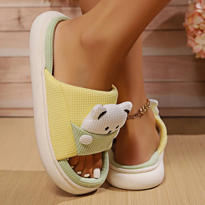 Cute Bear Home Slippers