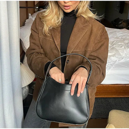 Marrone Suede Blazer