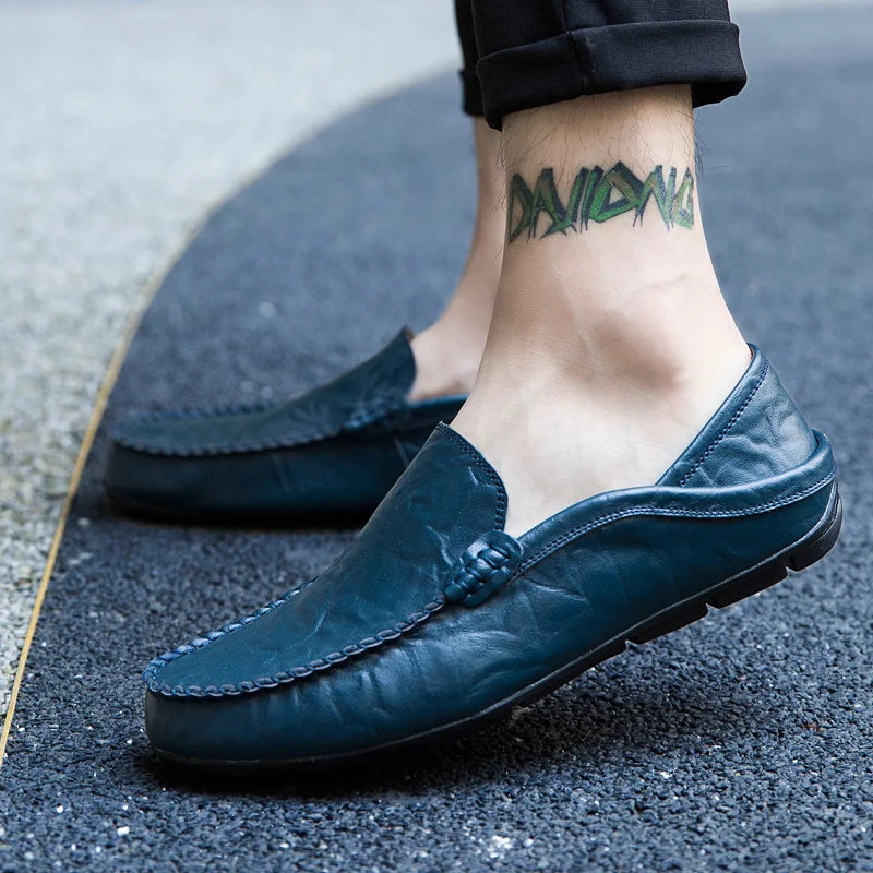 Marlon Leather Moccasins