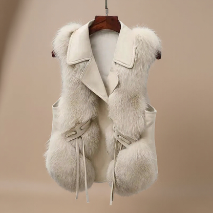 Marzelle Fox Fur Imitation Vest